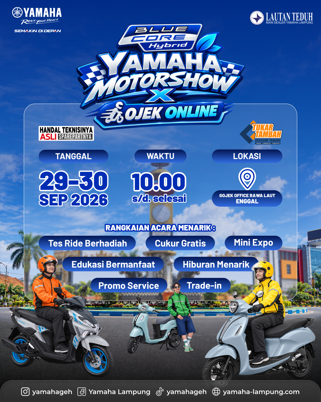 Yamaha Motor Show x Ojek Online