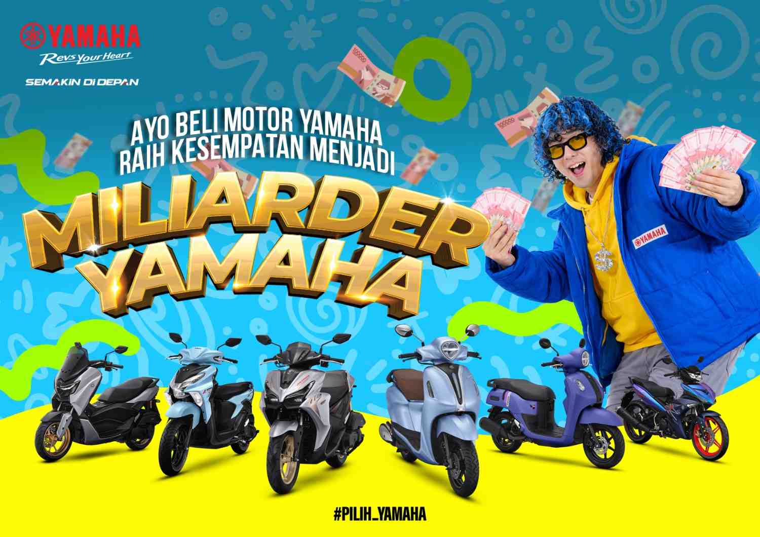 Program Miliarder Yamaha 2026 – Beli Motor Yamaha Berkesempatan Dapat 1 Miliar